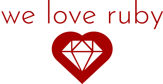 We love ruby - logo